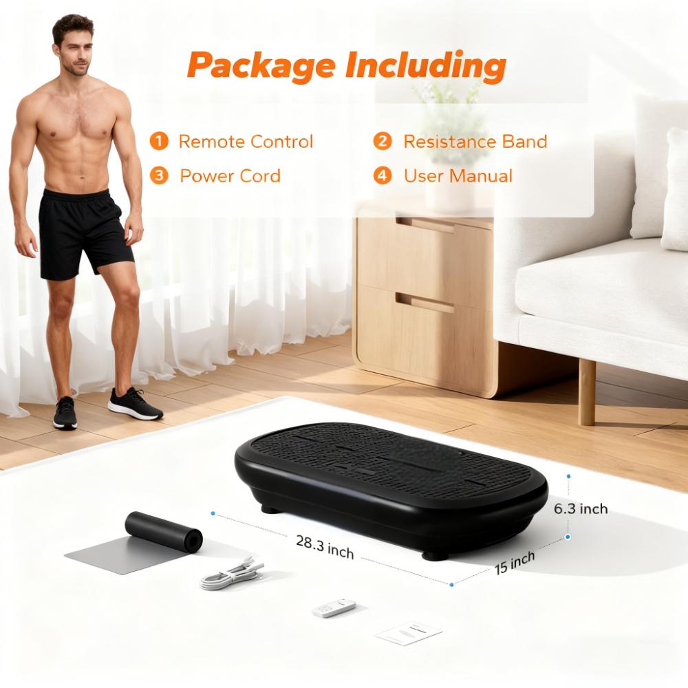 Multi-Intensity Vibration Plate with Smart Features and Bluetooth Connectivity