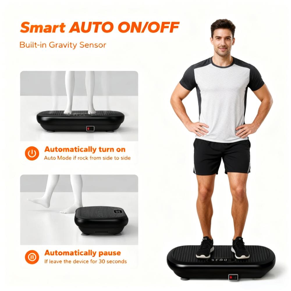 Multi-Intensity Vibration Plate with Smart Features and Bluetooth Connectivity