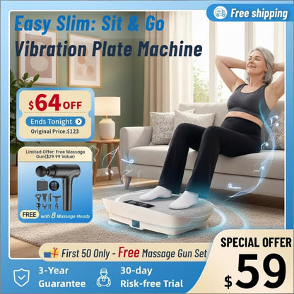 Slim & Sculpt! Effortless Shaping Starts Now. Your SmartVibration Shortcut to a Slimmer, Healthier You.