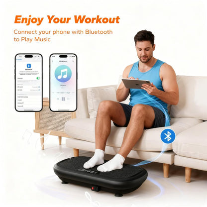 Multi-Intensity Vibration Plate with Smart Features and Bluetooth Connectivity