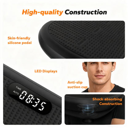 Multi-Intensity Vibration Plate with Smart Features and Bluetooth Connectivity