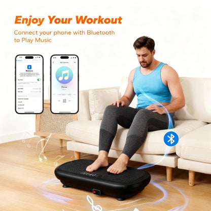 Multi-Intensity Vibration Plate with Smart Features and Bluetooth Connectivity
