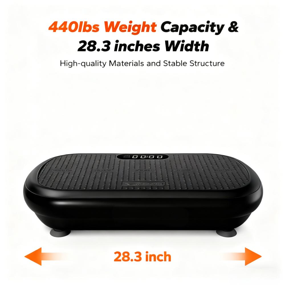 Multi-Intensity Vibration Plate with Smart Features and Bluetooth Connectivity