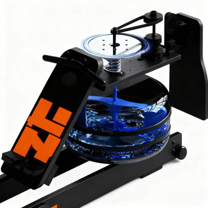 Hydromagnetic Resistance Rowing Machine with Smart Features