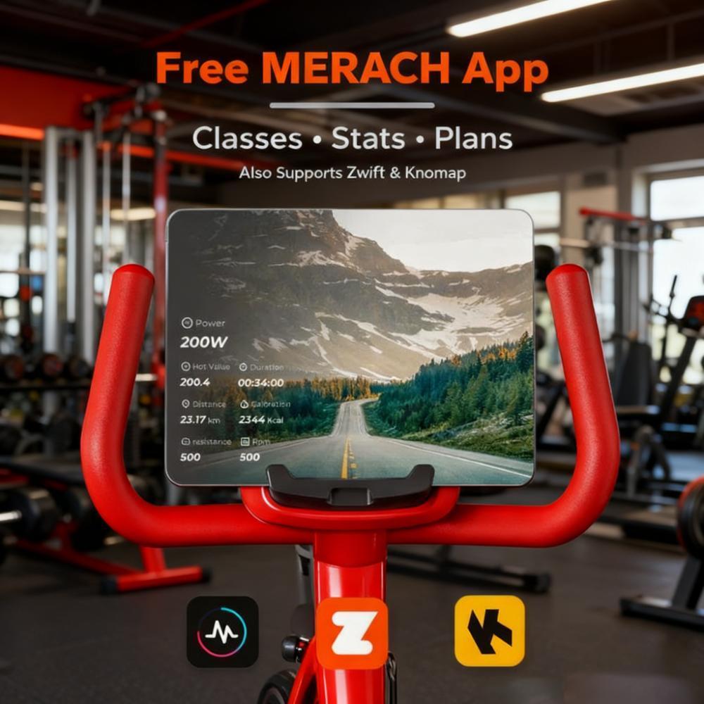 Recumbent Exercise Bike with Ergonomic Design and Smart Features