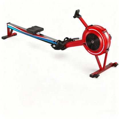 Air Resistance Rowing Machine with Long Rail and Smart Feature